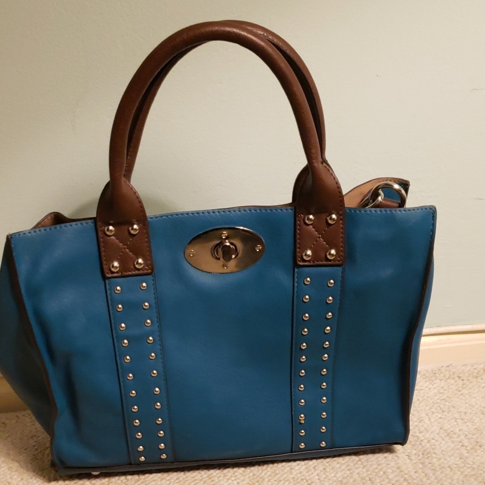 Teal handbag
